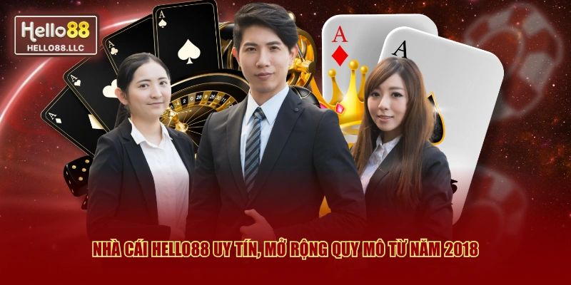 Nhà cái Hello88 uy tín, mở rộng quy mô từ năm 2018