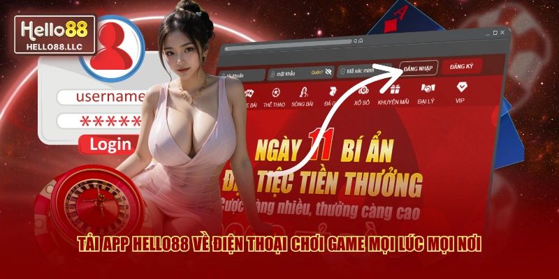 Tải app Hello88 về điện thoại chơi game mọi lúc mọi nơi